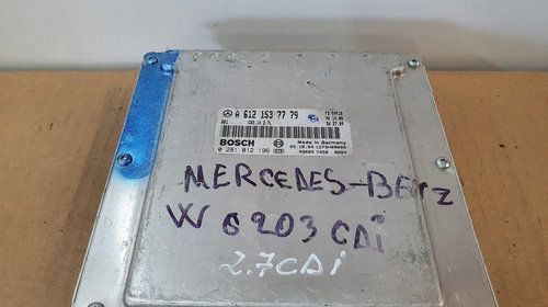 Calculator ECU motor MERCEDES-BENZ C-CLASS II (W203)  [ 2000 - 2007 ] OEM A6121537779 / A 612 153 777 9