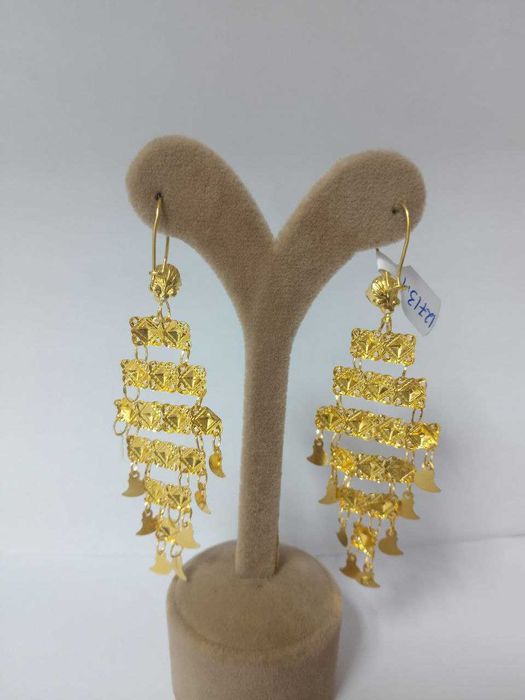 cercei aur 14k )m3) star amanet