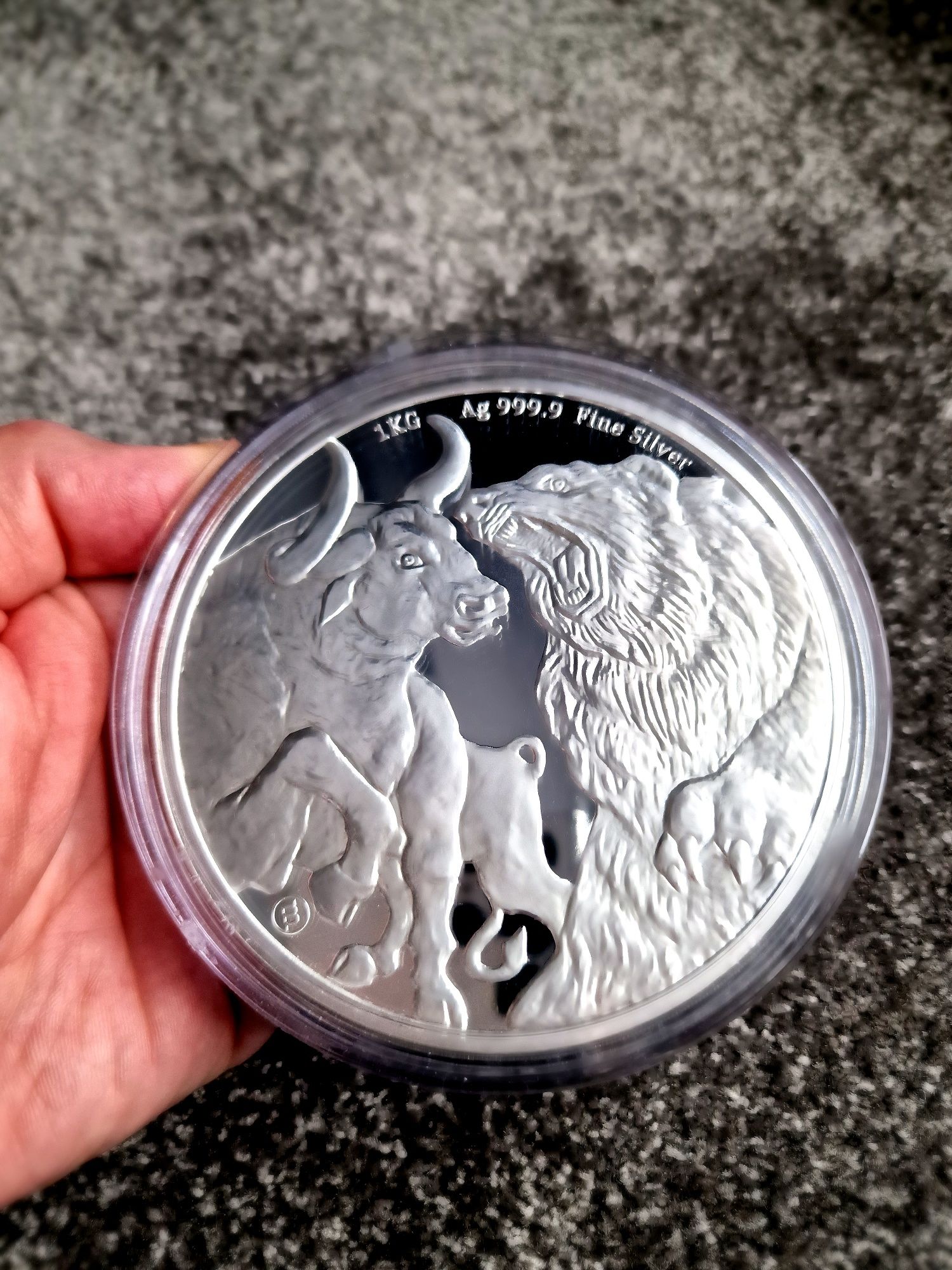 Moneda Argint pur 1 kg