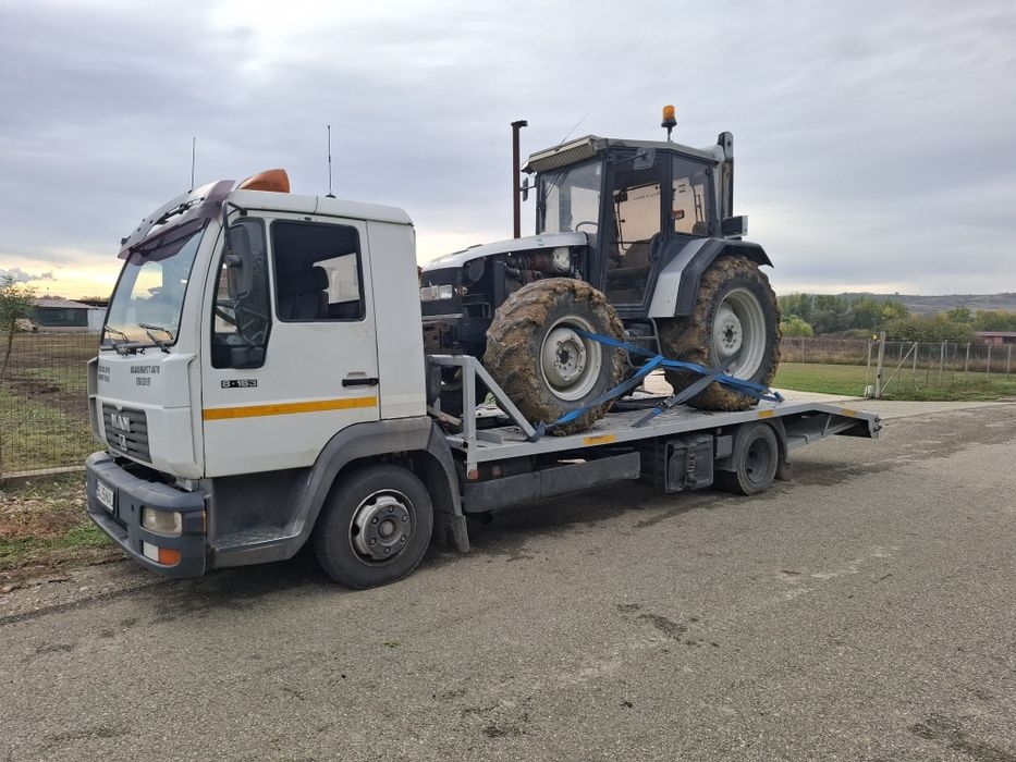 Vand  Autoplatformă Man 8 163  7.5 T Fabricație 1999