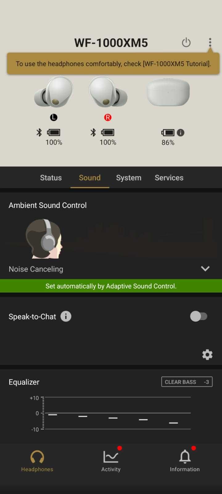 Слушалки SONY WF-1000XM5 Earbuds бели, безжични TWS, ANC