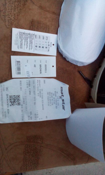 MatStar Мъжки зимни боти Естествена кожа 42-43