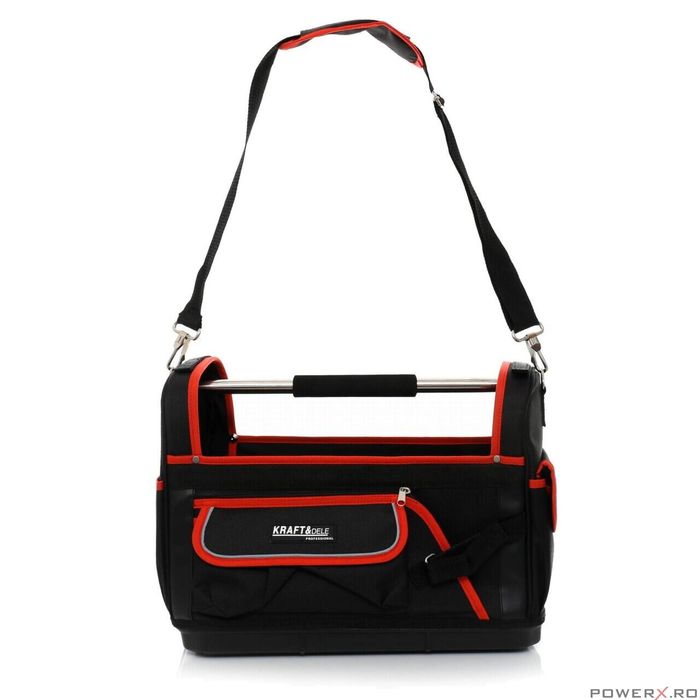 Geanta pentru scule 9 buzunare, 3 interior, 6 exterior, Kraft