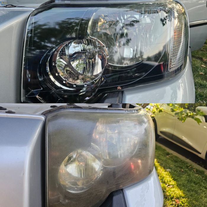 Reconditionare /Polish/Polimerizare faruri/Polish far motocicleta