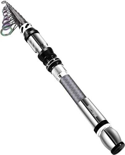 Ултралека въдица 99% карбон телескопична 2.1M за риболов супер твърда