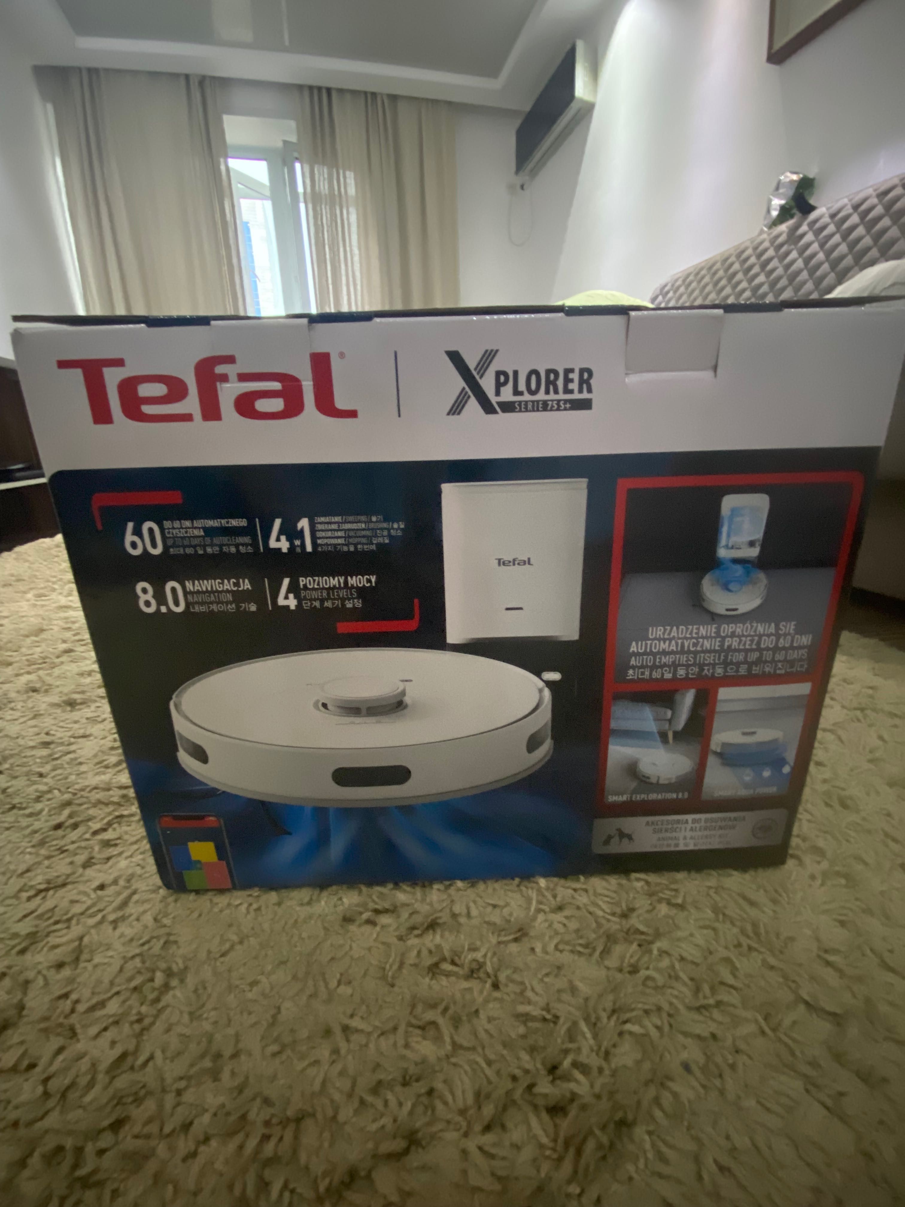 робот пылесос tefal x plorer serie 75 s+