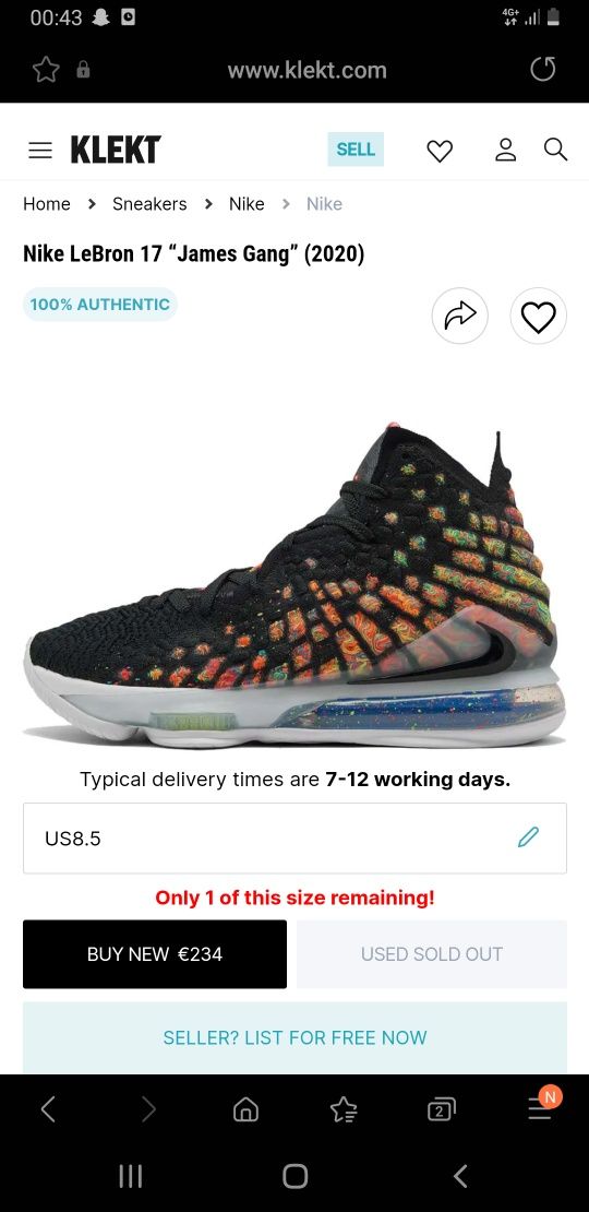 Lebron 17 James gang ediție speciala