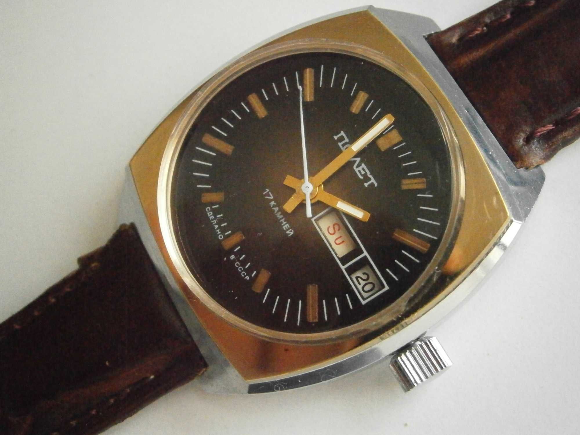 POLJOT 17 jewels, кал. 2628, made in USSR, ТОП! Бърза смяна на датата!