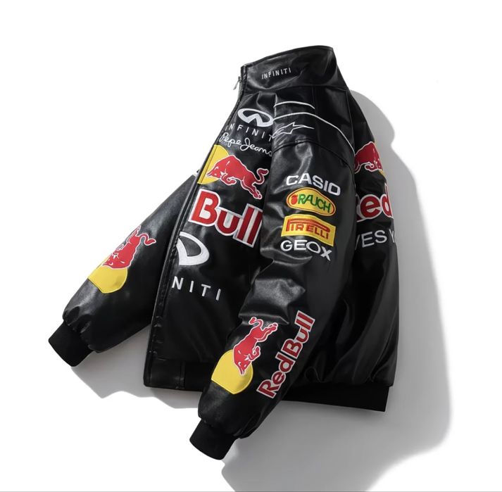 Кожаная куртка RedBull для мотоциклистов