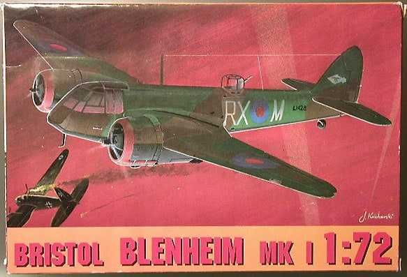 Сборная модель самолета Бристоль «Бленхейм» (ex-FROG. 1:72)