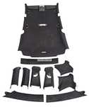 Tapiterie plafon negru B6+ stalpi alcantara negru Vw Passat B6 Combi