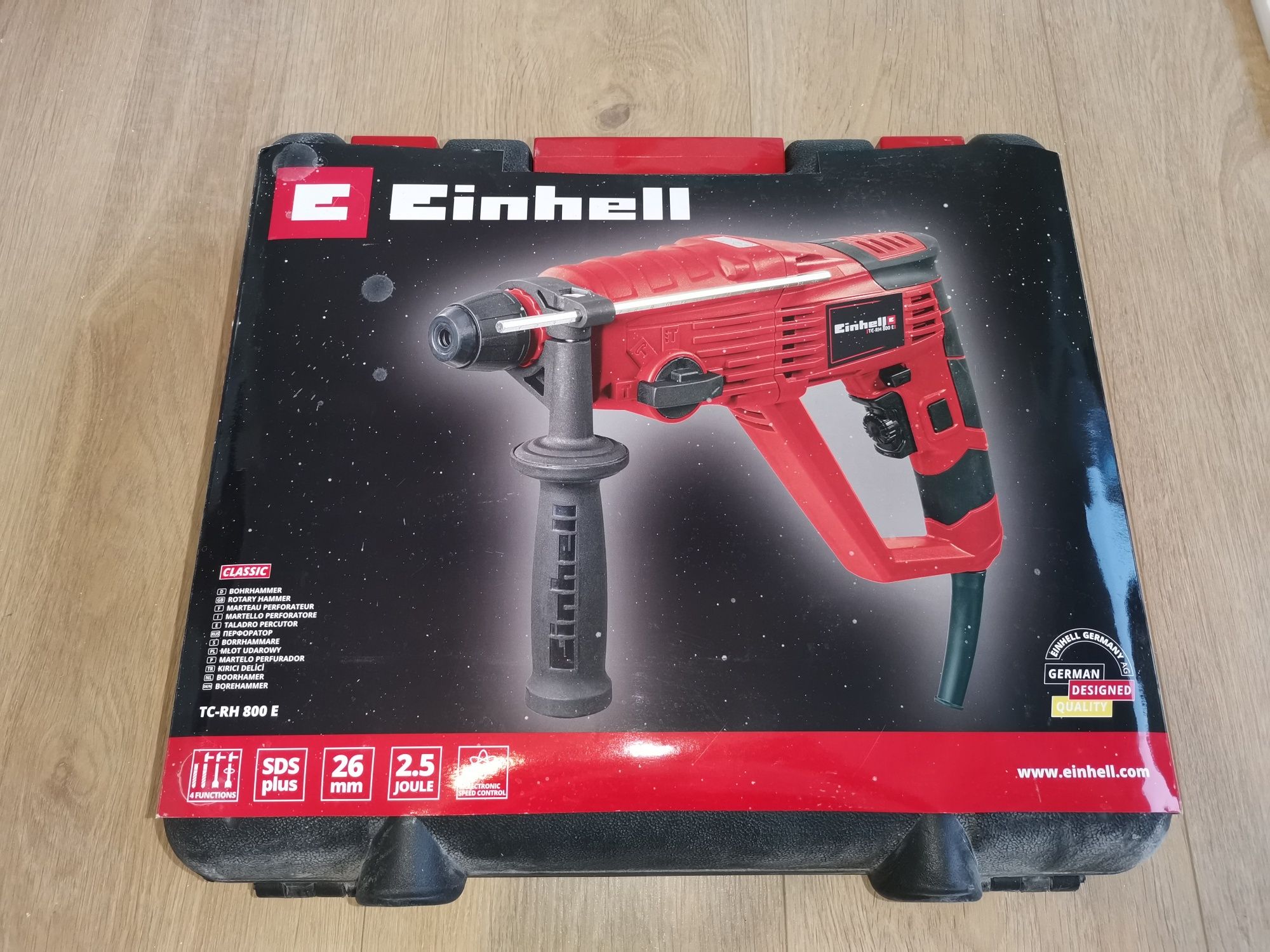 Перфоратор Einhell TC-RH 800 E
Перфоратор
einhell-classic-rotary-hamme