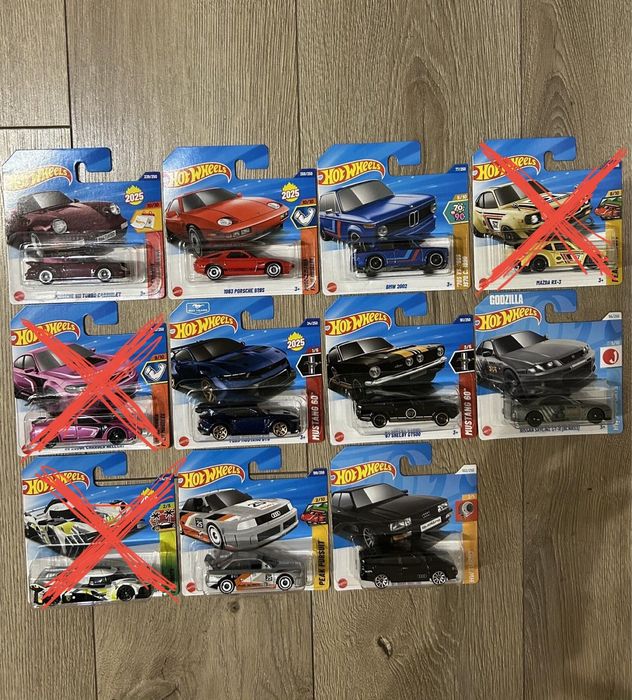 Hot wheels porsche bmw ford nissan audi колички