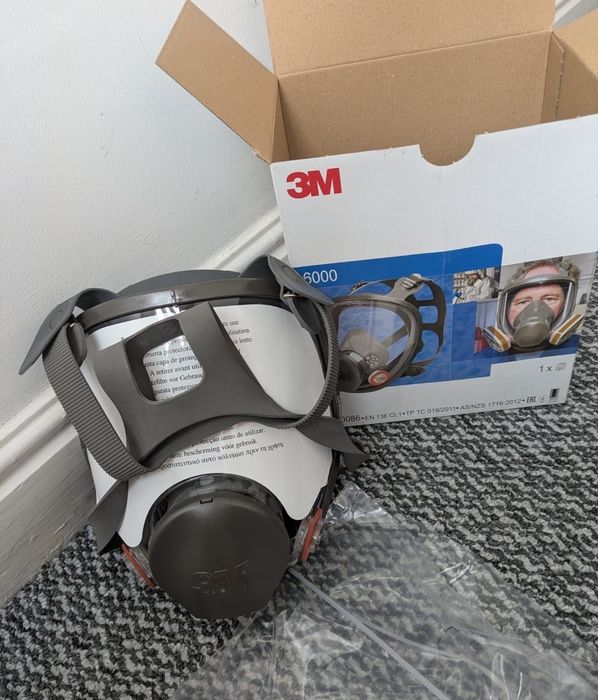 Masca de protectie 3M 6800 vizieră + accesorii full