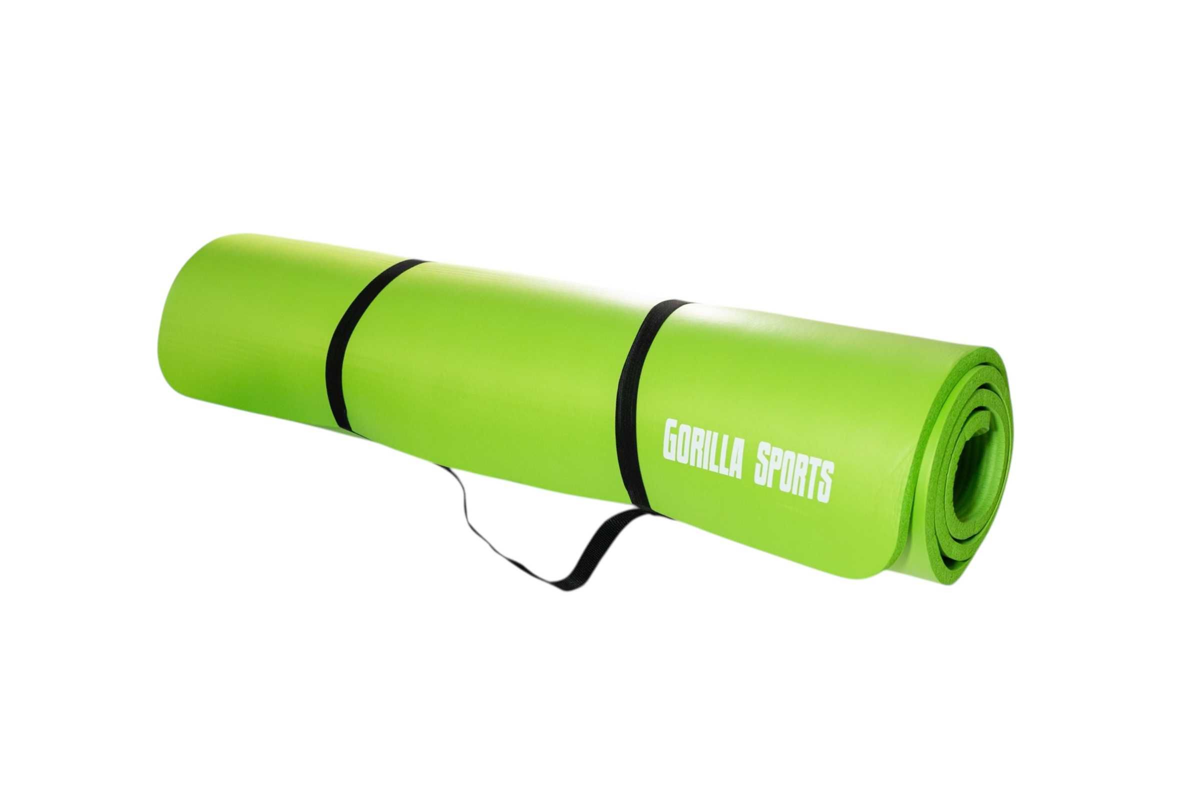 Saltea Yoga 190cm x 100cm x 15mm grosime. verde