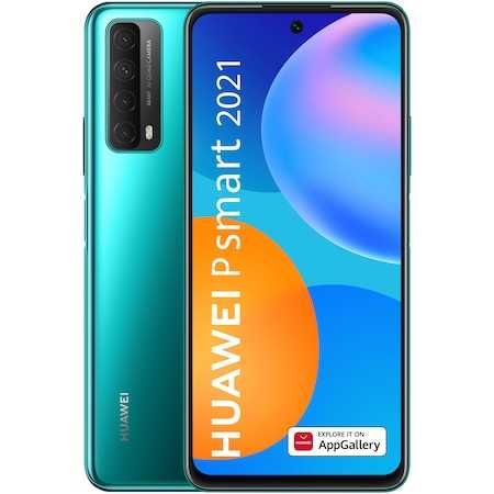 Telefon mobil Huawei P Smart (2021), Dual SIM, 128GB, 4G, Crush Green