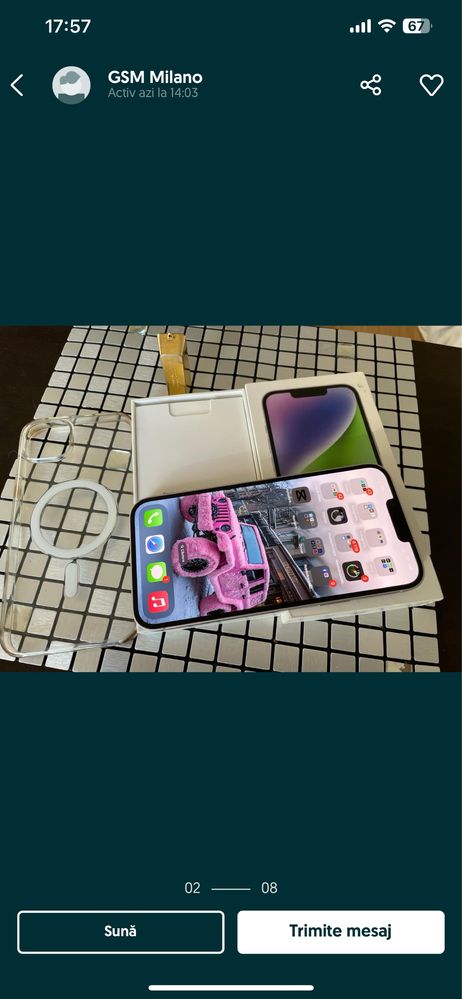 Iphone 14 plus- purple - 128 gb