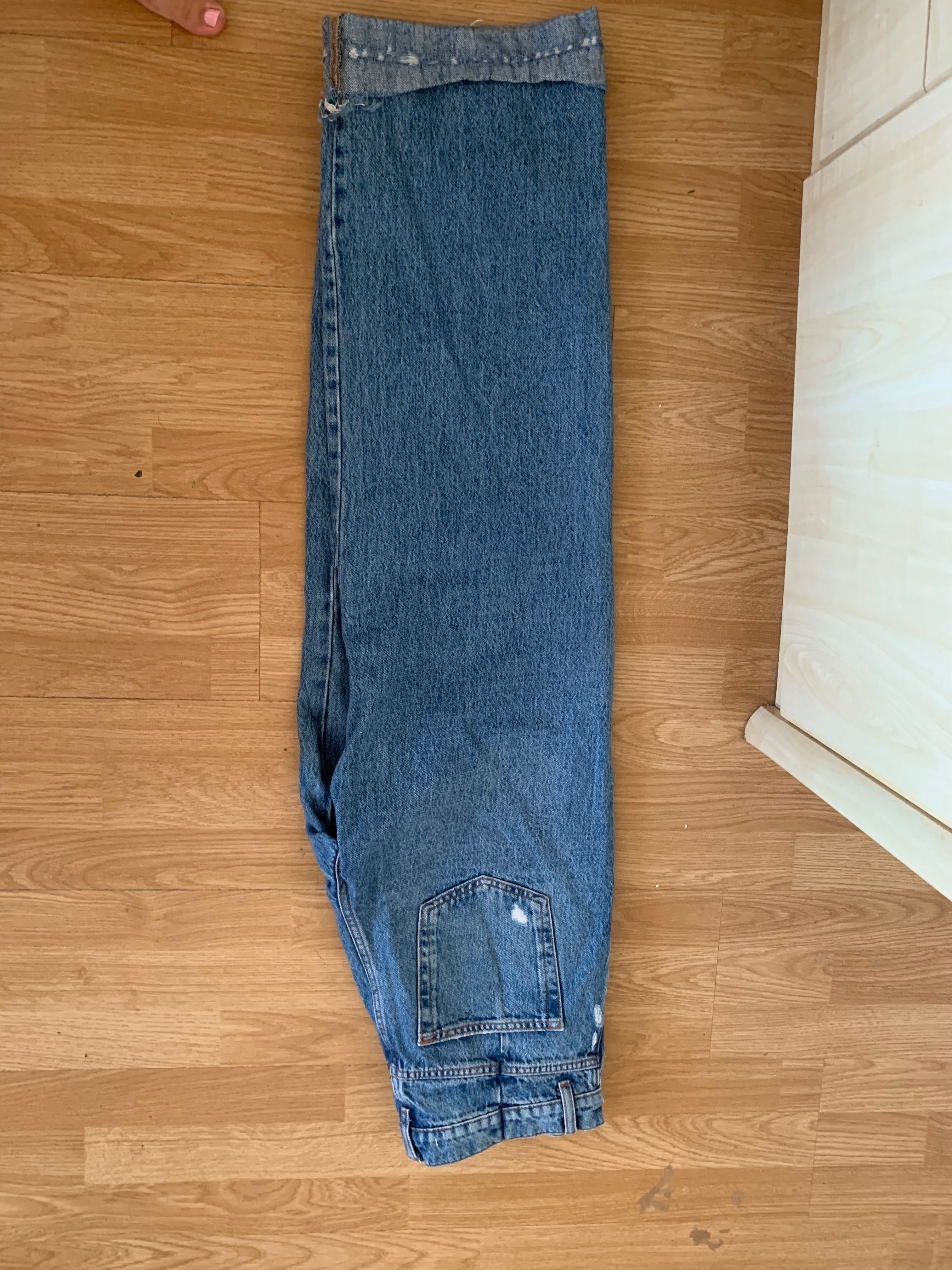 женски широки дънки bershka pull&bear