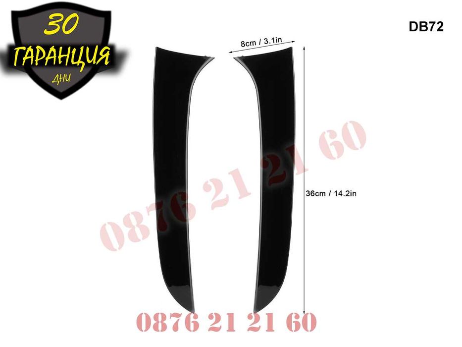 Тунинг Страничен Лип Спойлер Багажник Капак BMW 1 F20 F21 БМВ Ф20 Ф21