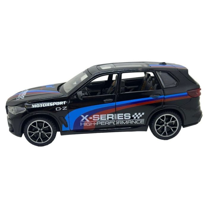 BMW X5 M (1:24) метална кола с отварящи се врати звук и светлина