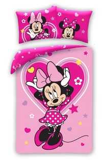 Disney, Minnie Mouse, set lenjerie de pat single, 140x200 cm