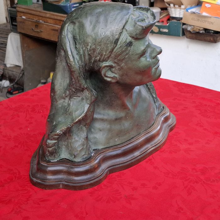 Sculptură, statuetă veche, WW1, anul 1915