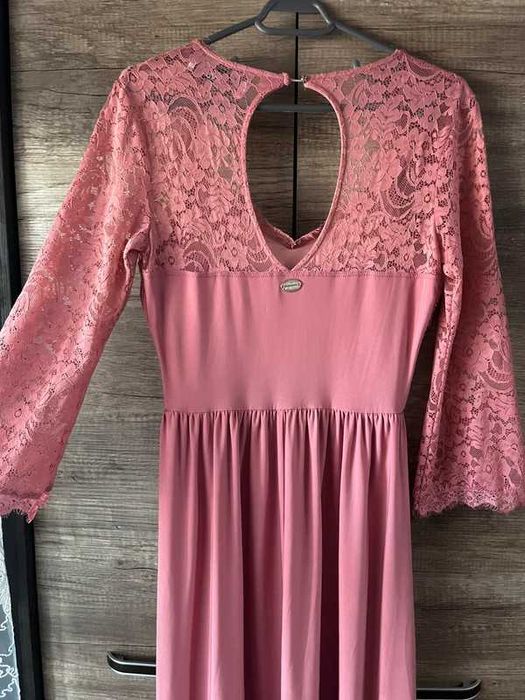 Rochie eleganta, roz pal, chiara forthi milano