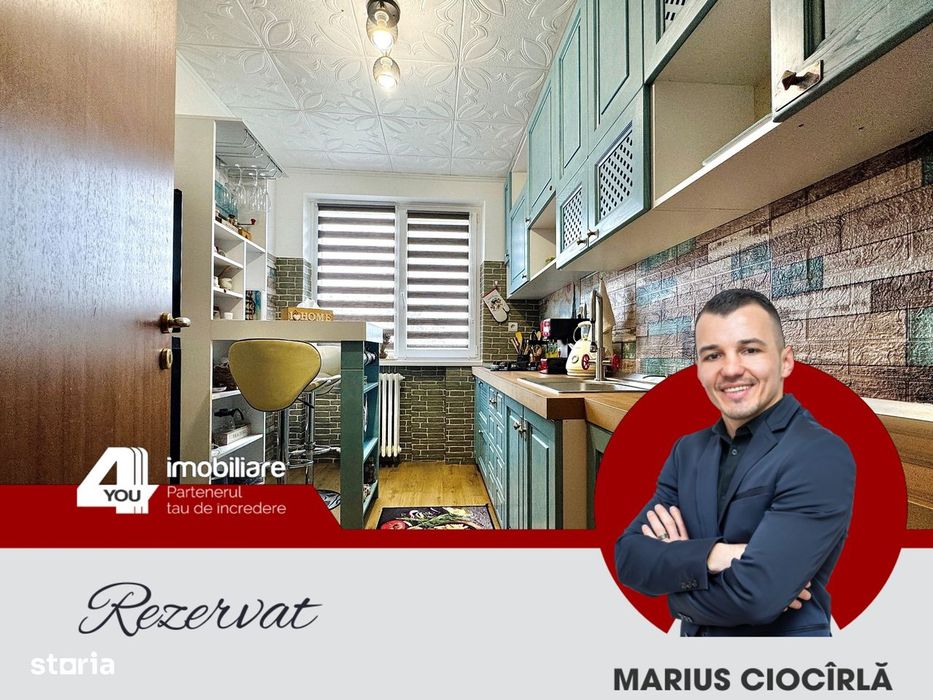 Apartament 3 camere, amenajat complet, luminos, Podgoria