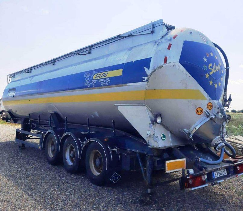 semiremorca Silo Feldbinder 58 m3, aluminiu