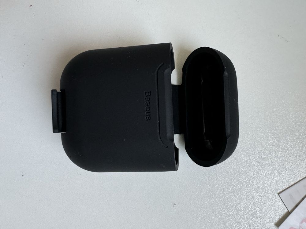 Защитен калъф силикон Baseus за Apple AirPods с безжично зареждане