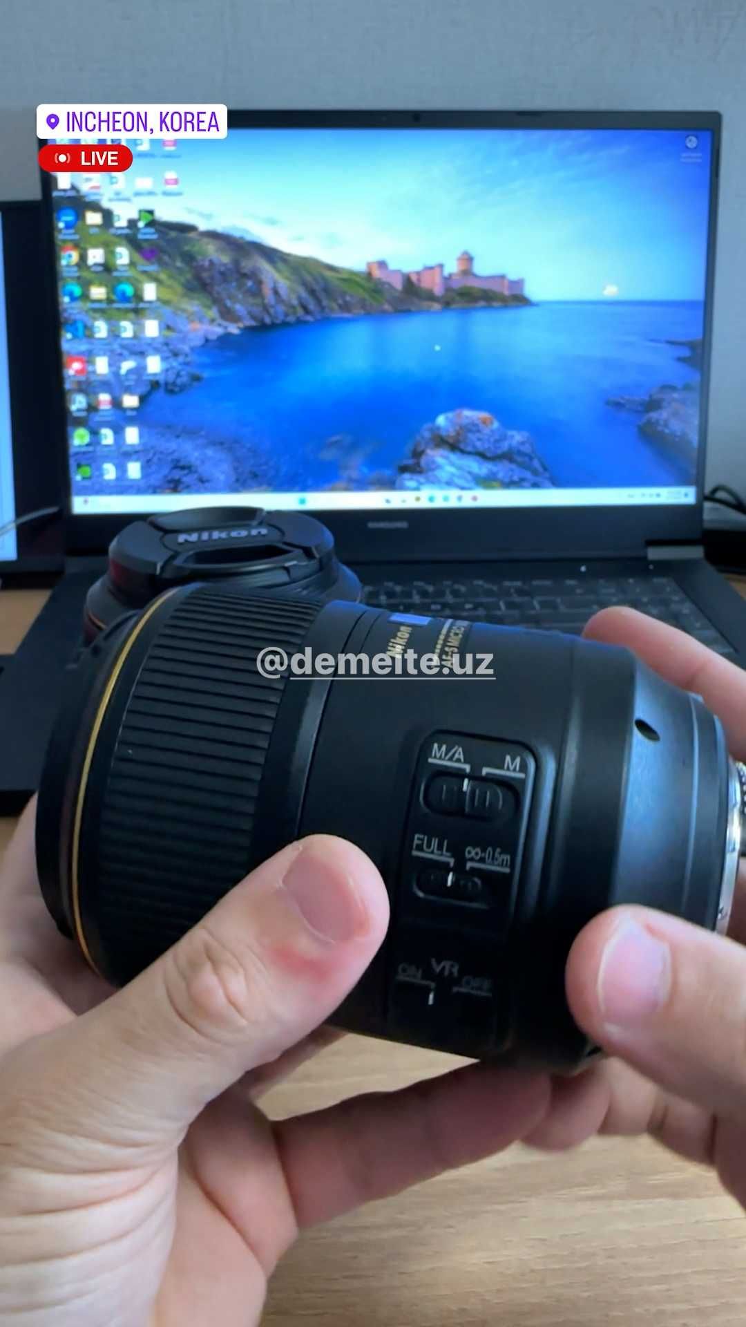 Nikon 105mm Micro AF-S VR f2.8G IF-ED: Stomatologlar uchun