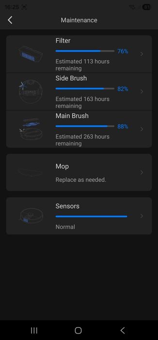 Robot de aspirare/aspirator  Roborock S6 MaxV