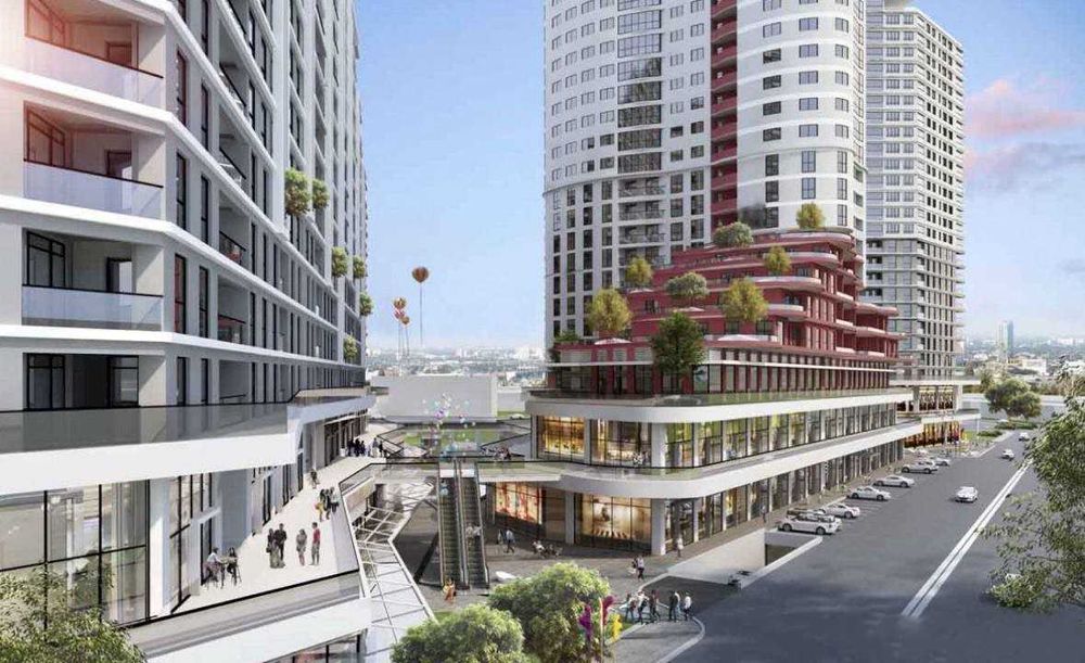 ЖК Akay City м.Х.Алимжана Дархан 4-комн 9/22 105 м² коробка