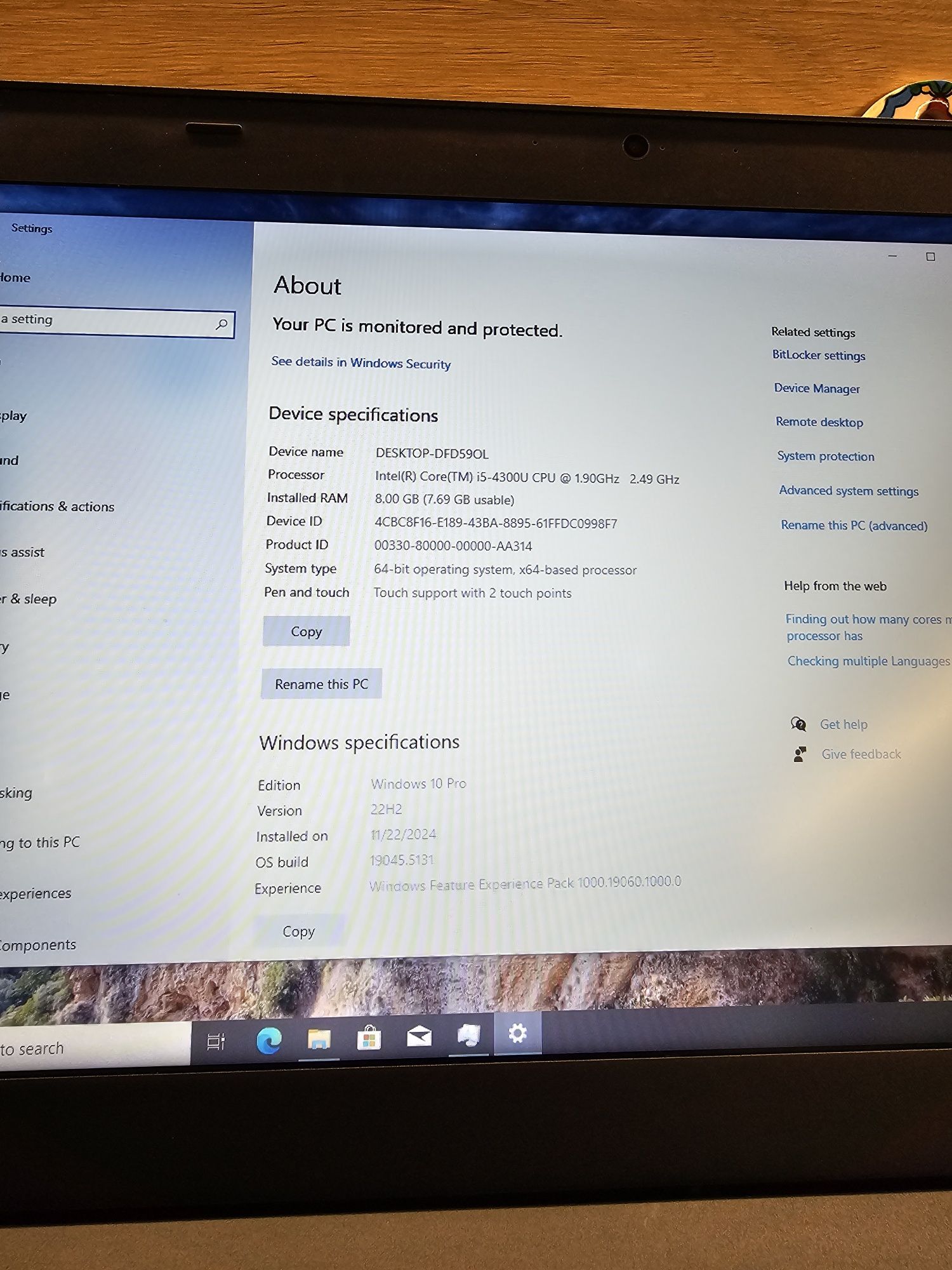 Лаптоп Lenovo ThinkPad T440 i5 8GB 512GB нов ssd