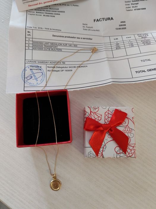 Vând lantisor de aur!