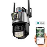 WiFi двойна безжична IP камера 8MP нощно виждане