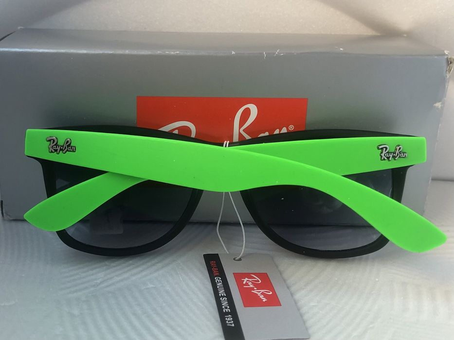 мъжки слънчеви очила сигнално зелени дръжки 2140