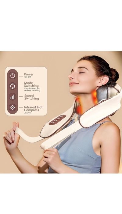 Aparat Profesional pentru Masaj Cervical, Puepoul, Caldura Terapeutica