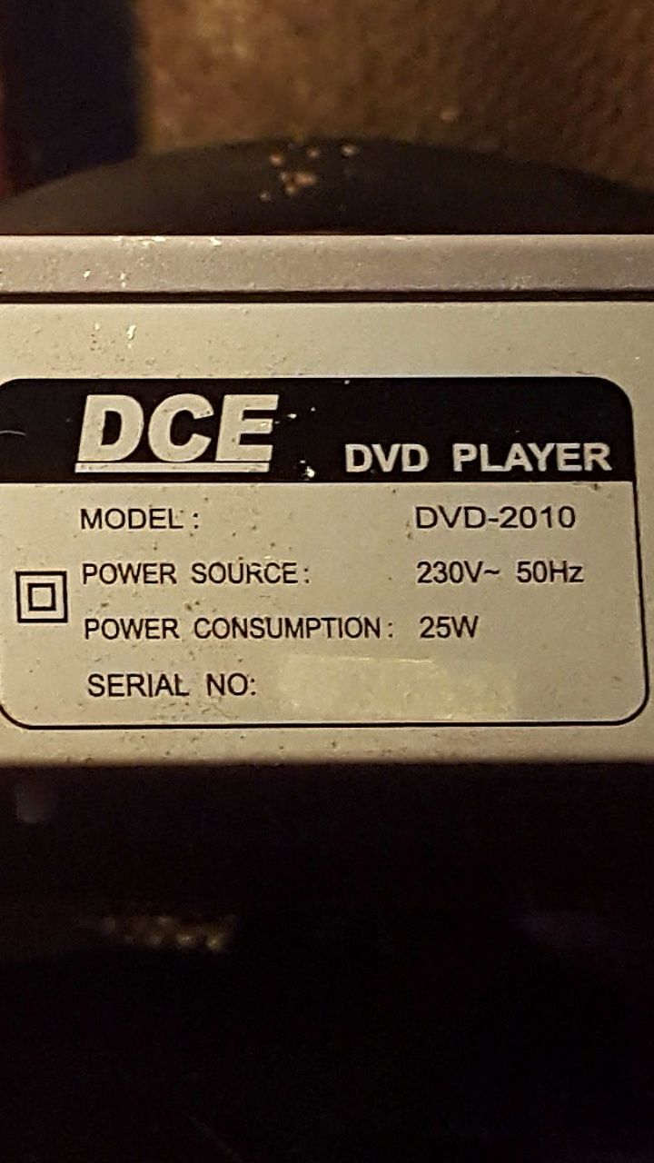 dvd player DCE-2010