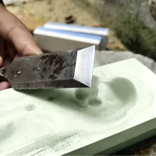 Kit Piatra de ascutit cutite 400/1000 si 3000/8000, baza de bambus