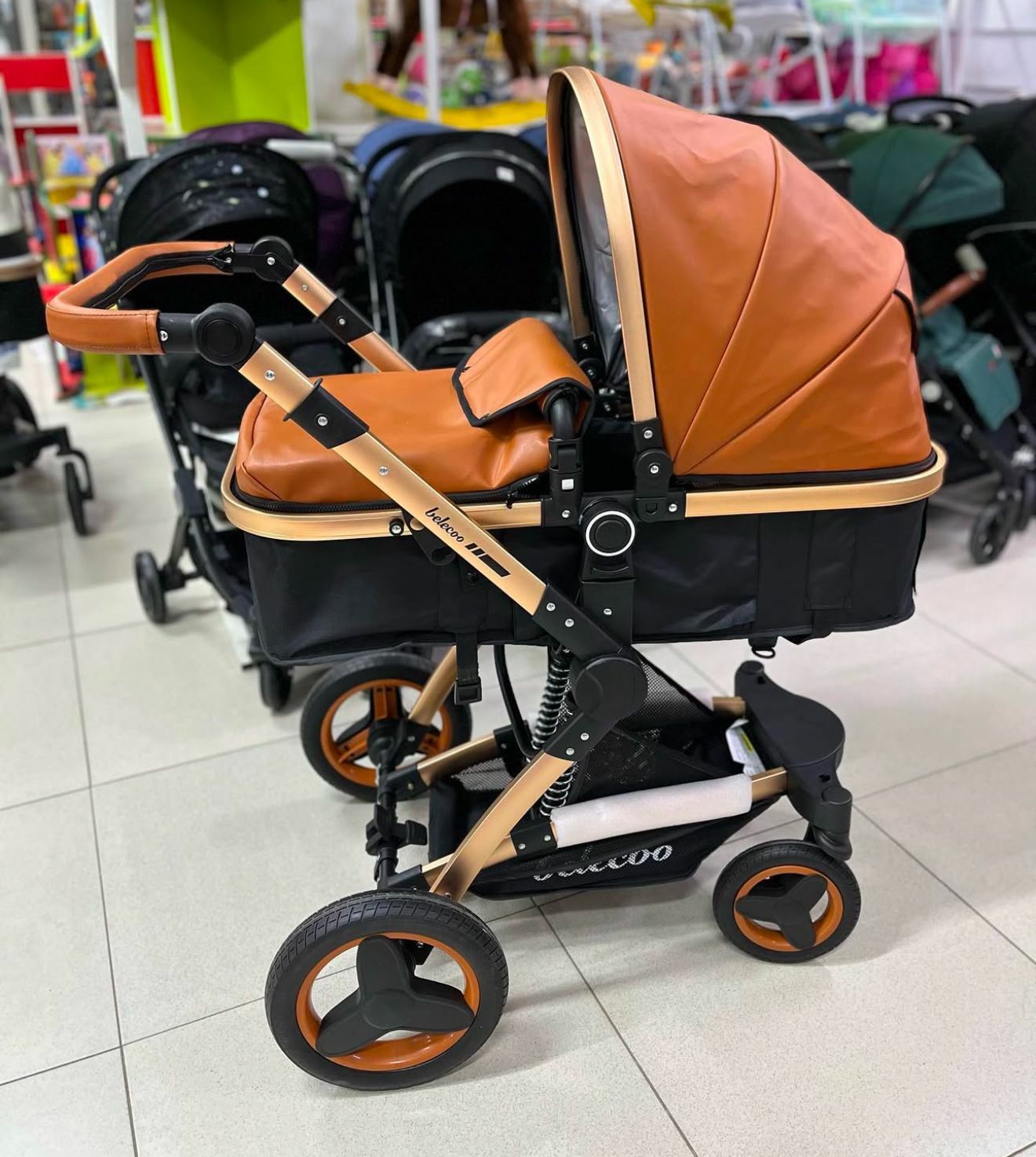 Коляска с авто люлькой