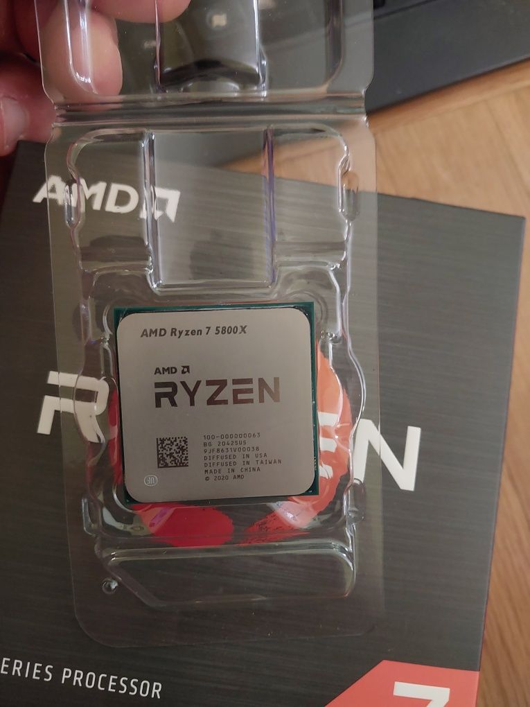 Ryzen 7 5800X , AM4 , 8-ядрен, 16-треда процесор AMD