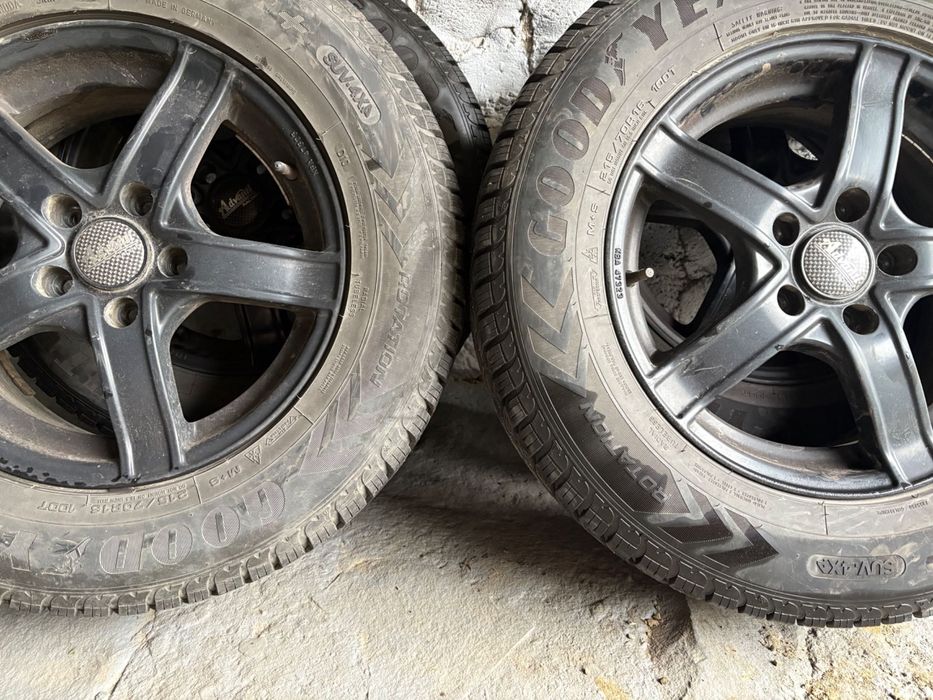 Jante auto aliaj, negre 215/70/16