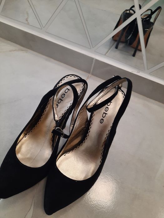 Pantofi Bebe cu bretele marimea M6 negri