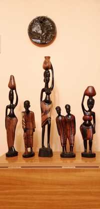 Statuete africane din lemn