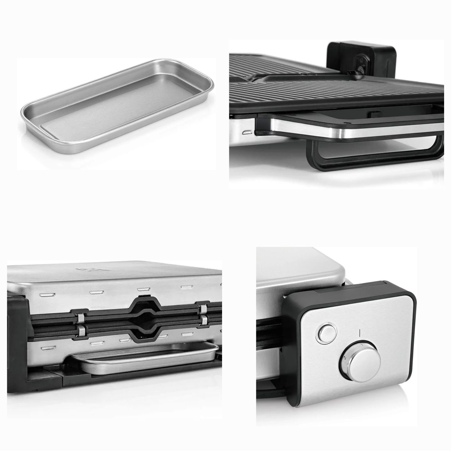 WMF LONO 2в1 контактен грил,скара,тостер,2100W, лят алуминий.