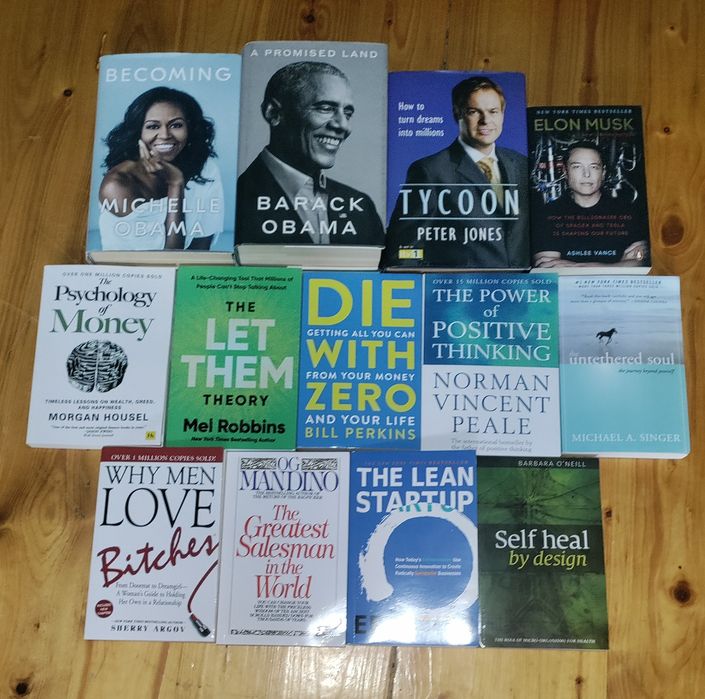 Нови и като нови книги на английски език за личностно развитие!