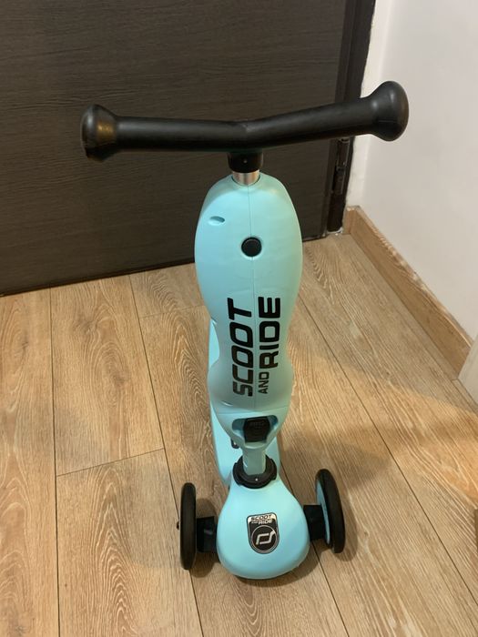 Trotineta Scoot and Ride 2 in 1, plus casca