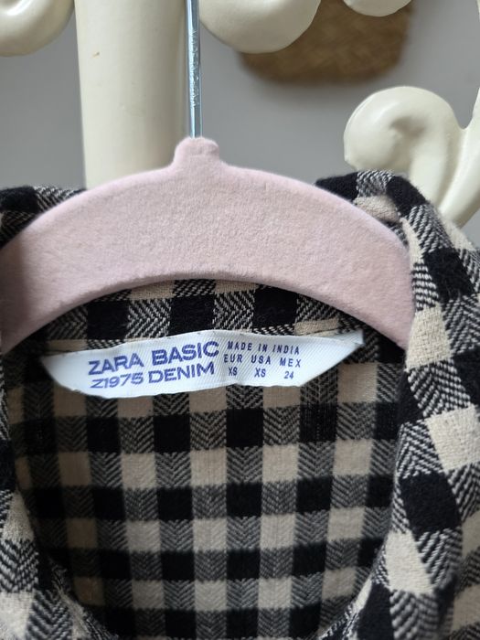 Cămașă Zara, pepita, cu aplicații din margele