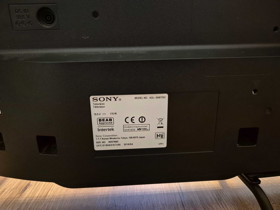 TV LED 50" (126 cm) Sony Bravia KDL-50W755C Full HD Smart TV